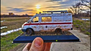 Тюнинг модели Газель 2705 МЧС России диорама 1/43! Про машинки!