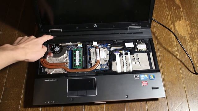 HP EliteBook 8540w MXM upgrade Quadro K2100M смотреть онлайн