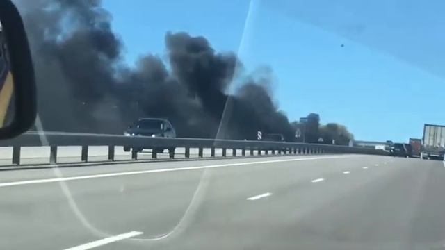 Загорание Фуры М4 Дон 26 05 2018 Воронежская область смотреть онлайн