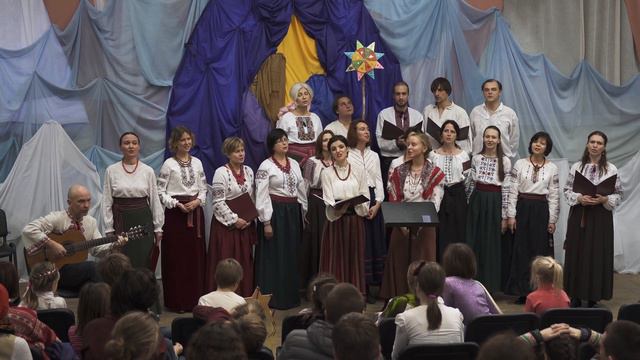 Щедрий вечір, добрий вечір . Хор Простір 2019 (4K) смотреть онлайн