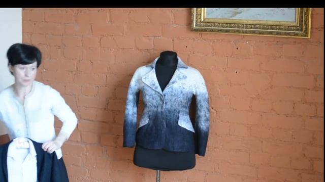 Элементарный войлок -6 Анастасии Мироновой . МК ВЕЛИКОЛЕПНЫЙ ПИДЖАК. смотреть онлайн