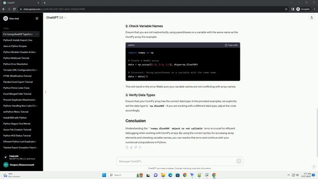 Python Error numpy float64 object is not callable смотреть онлайн