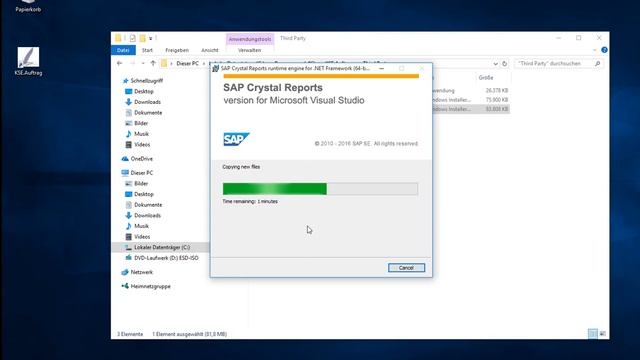 Installation Berichts-Laufzeitumgebung 64-bit für KSE.Auftrag смотреть онлайн