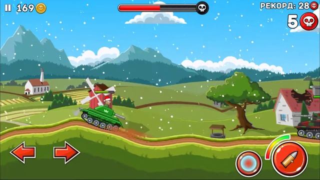 ВЕСЕЛЫЕ ПРИКЛЮЧЕНИЯ на ТАНКЕ в игре Hills of steel!!! Новогоднее приключение мульт танкиста смотреть онлайн