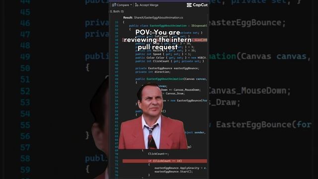 Incoming pull request with 30+ comments #git #programmerhumor #programmer смотреть онлайн