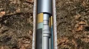 Монтаж пакер-гильзы в скважине