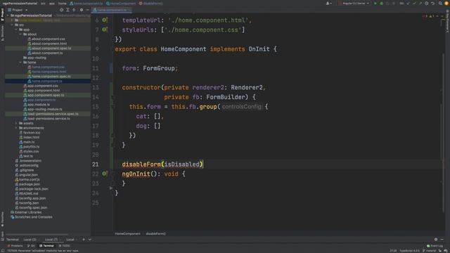 Ngx-permissions Tutorial #3 - Disable form смотреть онлайн