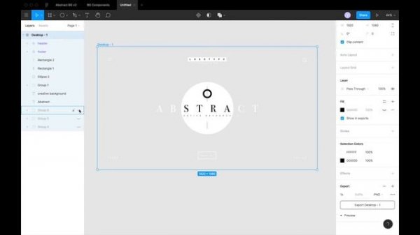 How to Create Abstract Modern Black&White Background in Figma and After Effects | Tutorial