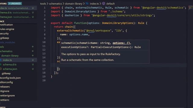 Angular Schematics using Nx Workspace смотреть онлайн