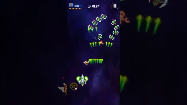 GALAXY ATTACK:SPACE SHOOTER #gameplay #walkthrough #mobilelegends #bossfight смотреть онлайн