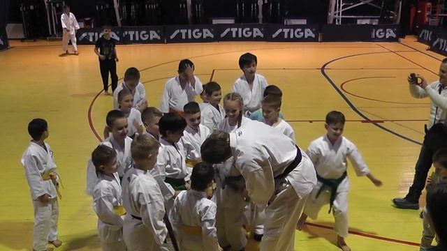 День Рождения Ольги Стрельцовой после тренировки в СОКОЛе. смотреть онлайн