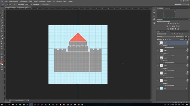 Техническая мастерская - "Photoshop. Рисуем с помощью сетки и направляющих", педагог Ламбин О.В. смотреть онлайн
