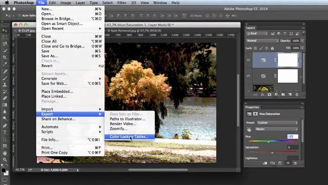 How to use Color Lookup Tables in Photoshop CC2014 смотреть онлайн
