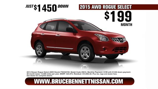Bruce Bennett Nissan TV Commercial - $1450 Down Payments February смотреть онлайн