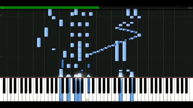 Michael Buble - Fly me to the moon [Piano Tutorial] Synthesia | passkeypiano смотреть онлайн