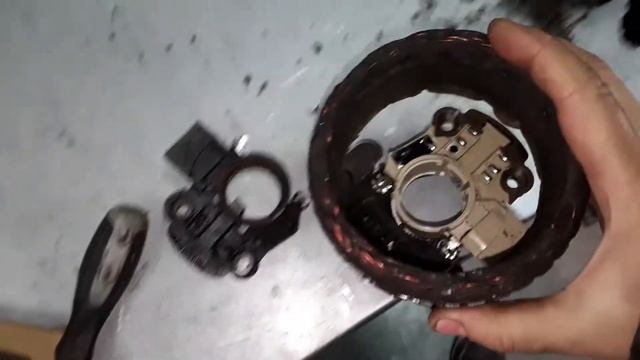 MITSUBISHI PAJERO ремонт генератора смотреть онлайн