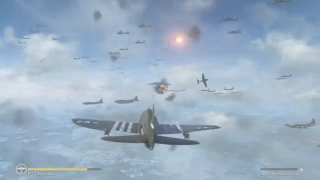 Call of Duty®: WWII dogfight protecting the bombers. смотреть онлайн