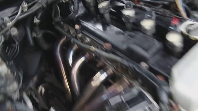 Aristo ECU + Supra TT intake manifold 2jzge SC300 idle. смотреть онлайн