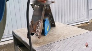 На мотоблок Нева МБ2, сделал регулируемое прицепное в 4 положениях по высоте.