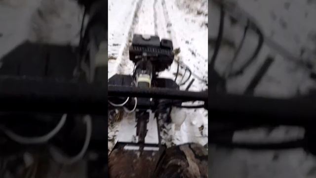 покатушки на мотоблоке по первому снегу смотреть онлайн