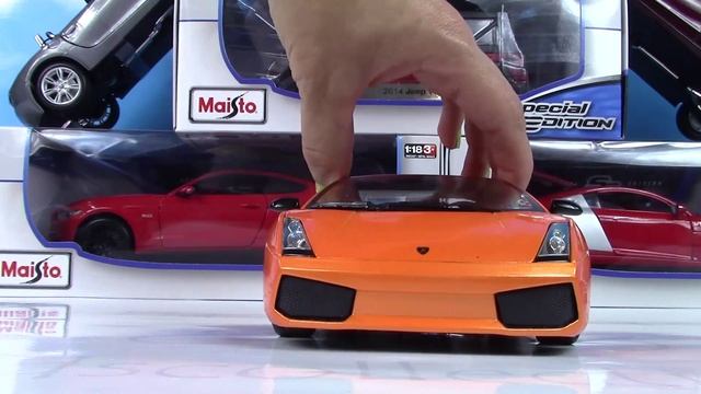 Lamborghini Gallardo Superleggera Makine Loder & Lamborghini Diablo Makine Loder Maisto 1:18