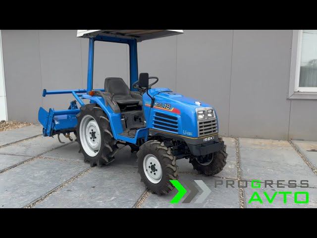 Iseki Sial TF19 Мини трактор японский с Почвенной фрезой Iseki R14 (раб.захват 140) в Новосибирске смотреть онлайн