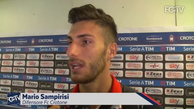 Crotone-Atalanta, Ferrari e Sampirisi in Mixed Zone