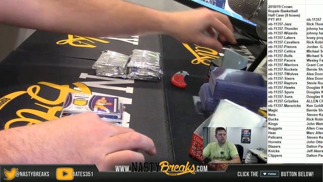 2 6 19 2018 19 Crown Royale Basketball Half Case 8 boxes PYT #11 смотреть онлайн