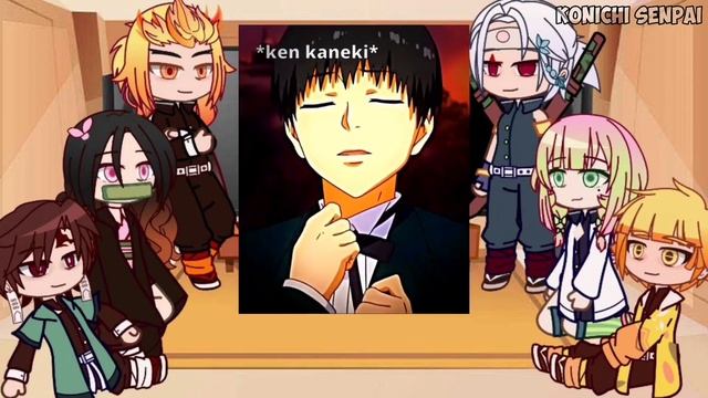 Demon Slayer React To Kaneki // Tokyo Ghoul // Gacha Club смотреть онлайн