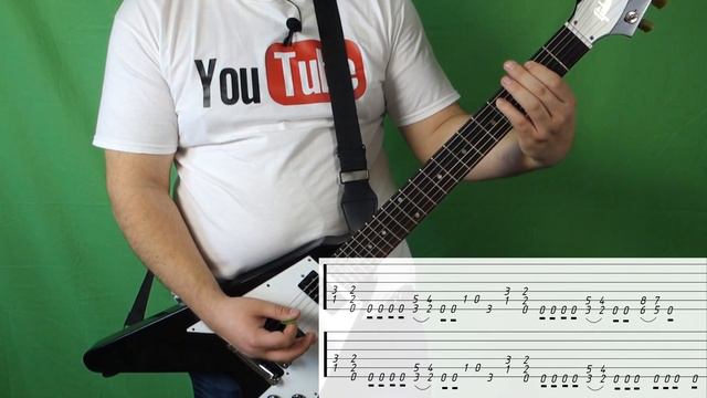 Простой рифф для электрогитары / Дарю риффы 8