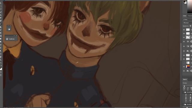 ✶Рисую по смайликам✶ Speedpaint - Photoshop✶ смотреть онлайн