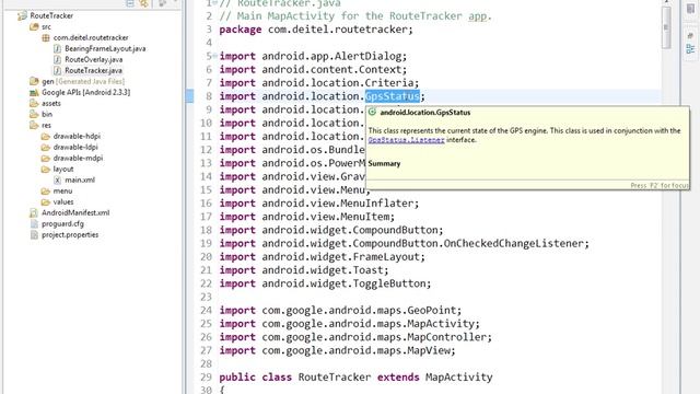 lesson11 04 RouteTracker java package statement, import statem смотреть онлайн