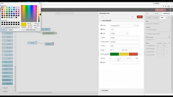 Node-Red Dashboard Tutorial