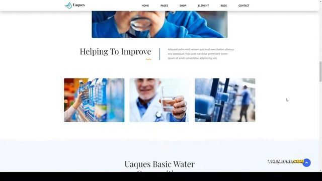 Uaques - Drinking Water Delivery WordPress Theme drinks store water cleaning Yui смотреть онлайн