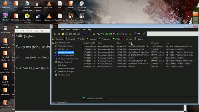 How to view wifi password by using CAIN & ABEL on windows смотреть онлайн