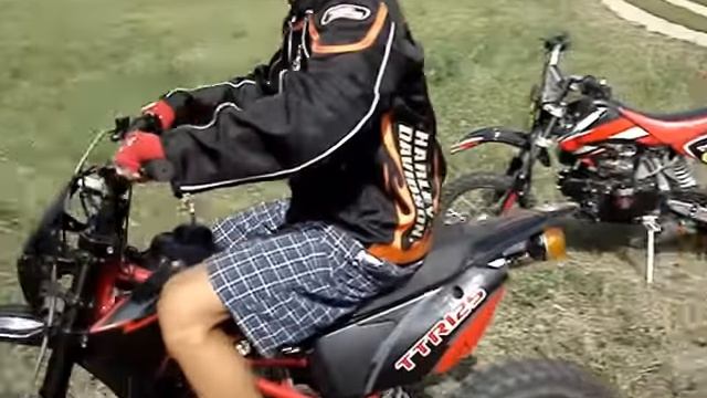 Питбайки TTR 110 и TTR 125 смотреть онлайн