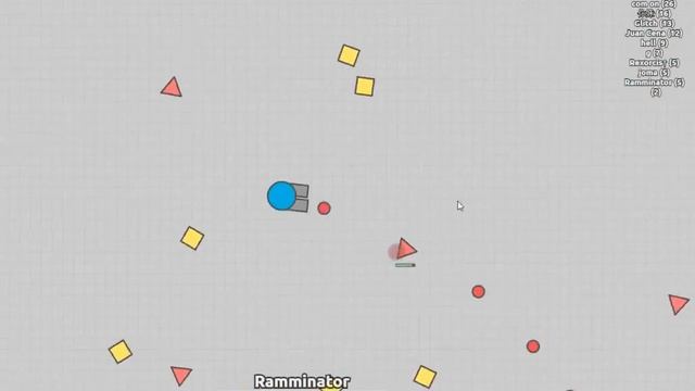 Diep.io - Ram class guide/build | Body Damage class | Get on leaderboard easily смотреть онлайн