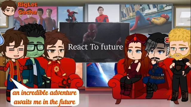 Avengers react to Peter Parker Spider-Man No way home | Full Video смотреть онлайн