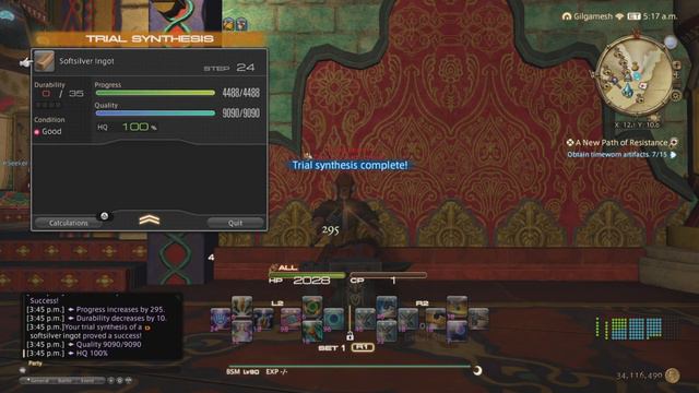 How to crafts level 90 4star recipes with afflatus scrip set (updated) смотреть онлайн