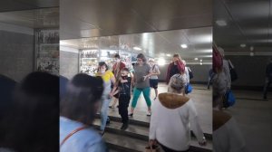 Переход от метро Краснопресненская к Зоопарку