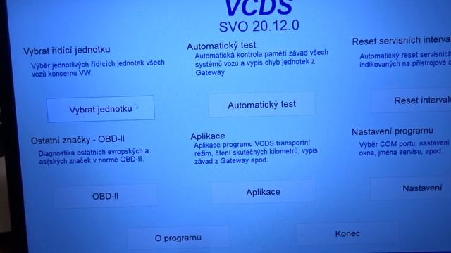 VAG K+CAN Commander Vyčtení PIN Login Imobilizéru VW/AUDI/SEAT/ŠKODA