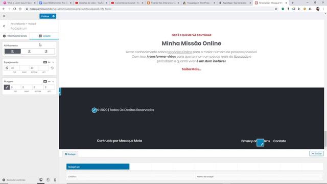 Tema Neve: Como Alterar o Rodapé Por Completo com o Tema Neve Wordpress Para Elementor смотреть онлайн