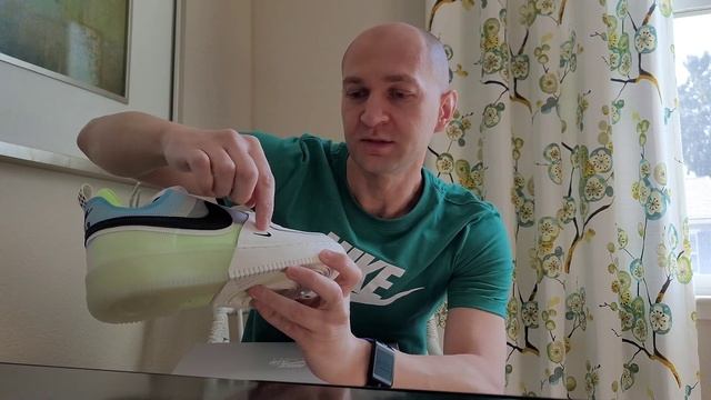 Unboxing Nike Air Force One React Shoes, Sky Blue, Ghost Green, White, Black. 나이키 에어 포스 1 Patike 4K смотреть онлайн