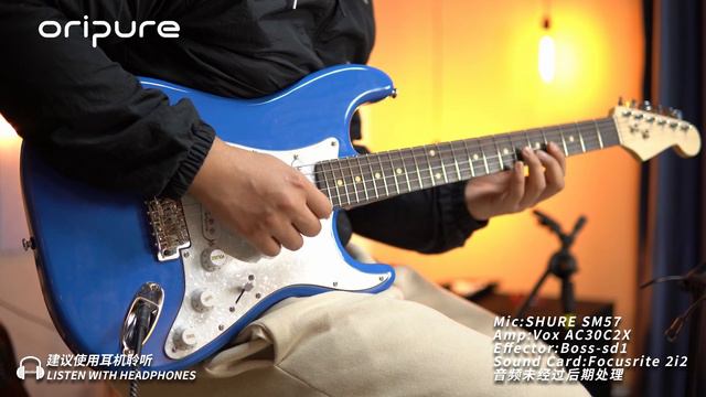 OriPure Vintage Alnico 5 Flat-Pole Single Coil Pickup Set Sound Demo(TFF566) смотреть онлайн