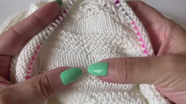 Как вязать изнаночный ряд в круговом вязании без «ступеньки» смотреть онлайн