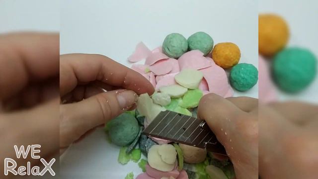 How to make soap balls Asmr! I make Soap balls! ASMR Satisfying Soap! смотреть онлайн