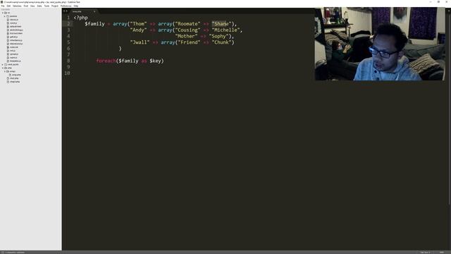 Looping through multidimensional array with PHP смотреть онлайн