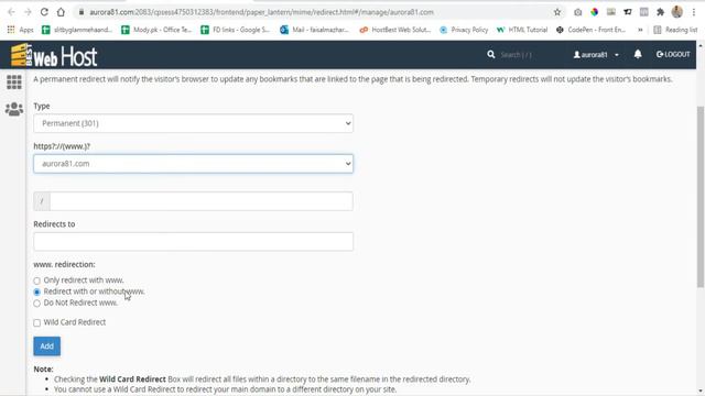 How To Redirect Old Domain To New Domain From cPanel in Urdu/Hindi | cPanel Tutorial смотреть онлайн