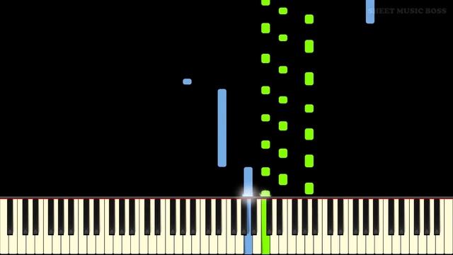 C418 - Oxygène (from Minecraft) - Piano Tutorial смотреть онлайн