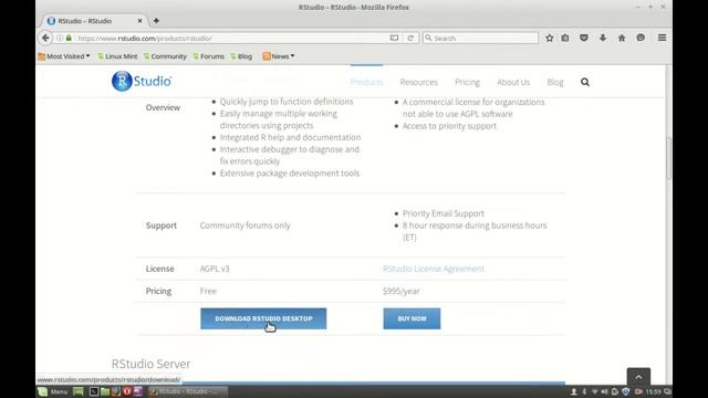 Install R And RStudio IDE In Linux Mint / Ubuntu